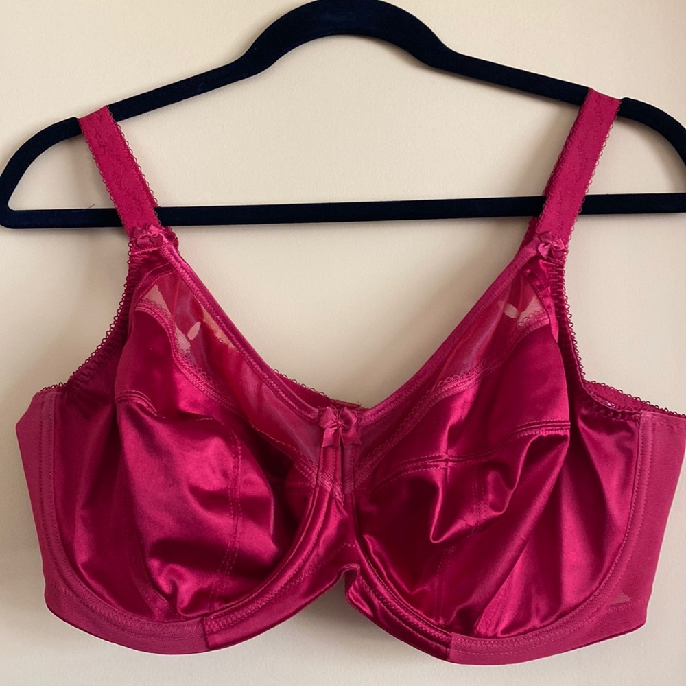 Red Goddess bra with underwire 38E (DDD)